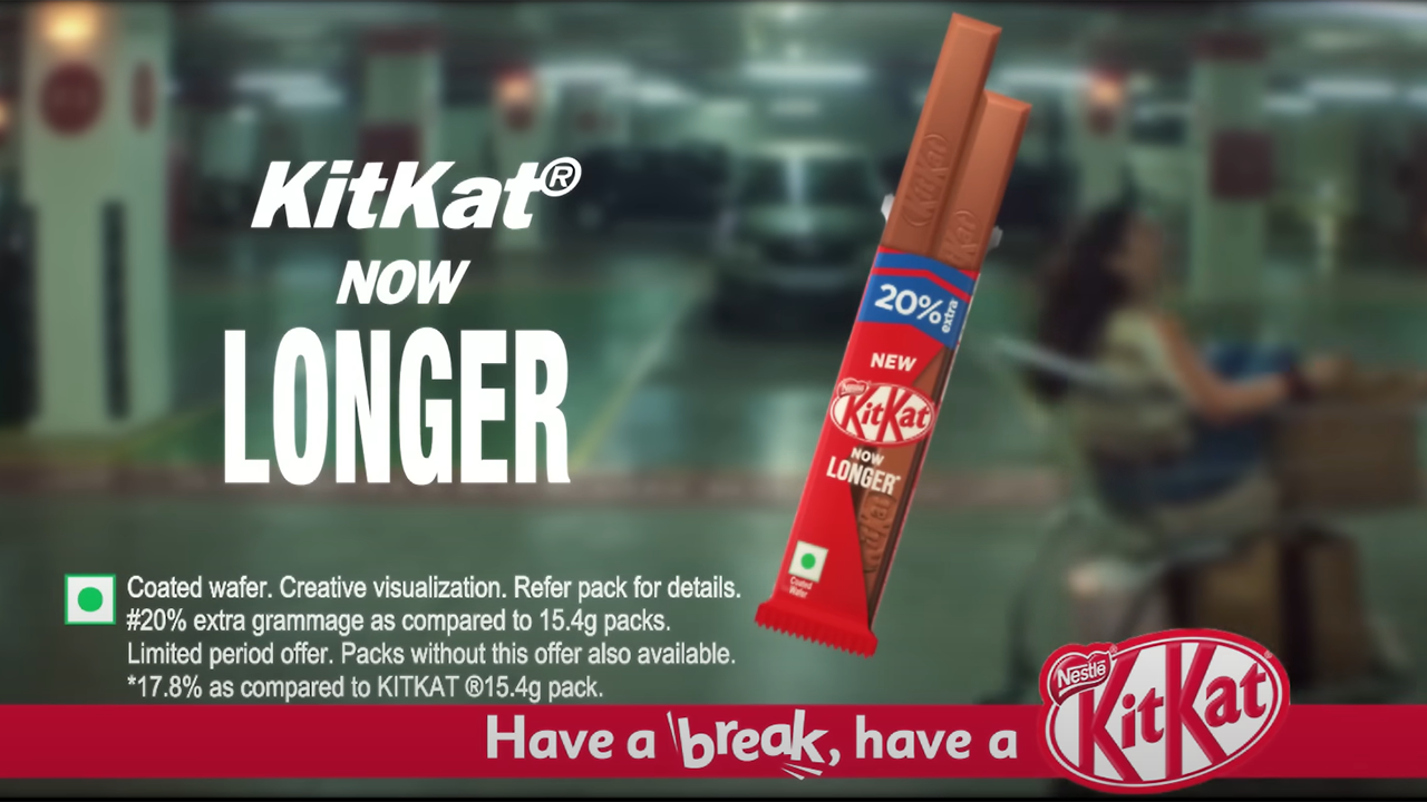 Kitkat Now Longer