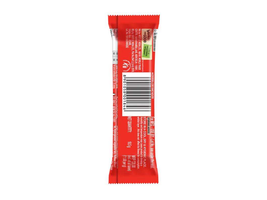 Kitkat 2F 18.5g back